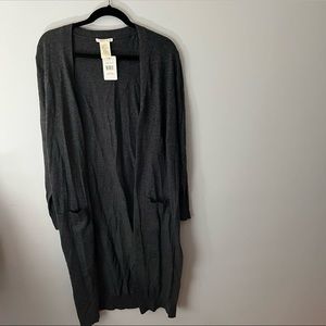 Matty M - XL Long Duster Cardigan